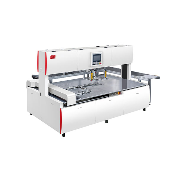 TM-SR Series Single heads automatic die cut stripping machine with robotic arm