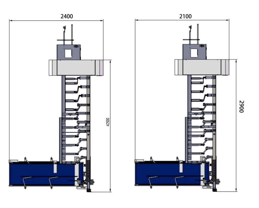 Full Speed Series RS-FS540A Folder Gluer Collector Stacker