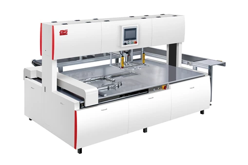 TM-SR Series Single heads automatic die cut stripping machine with robotic arm